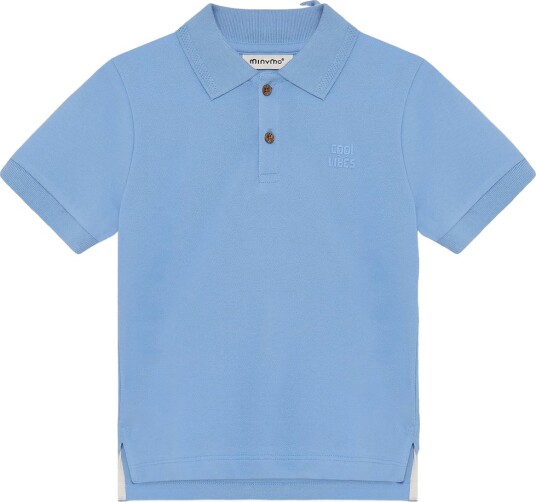 Minymo Polo T Shirt Ss Blue 140