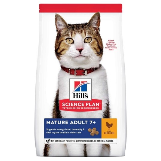 Hill's Science Plan Mature Adult Kattemat med Kylling 3 kg