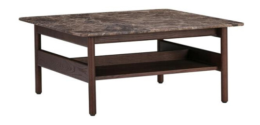 Wendelbo Collect Salongbord 78x78 Emperador Marmor/mørk Brun Eik Wendelbo Collect Salongbord 78x78 Emperador Marmor/mørk Brun Eik