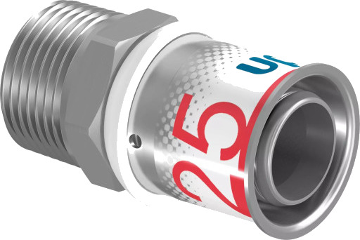 Uponor S PRESS kobling med nippel CW724 25x3/4"UT Uponor S PRESS kobling med nippel CW724 25x3/4"UT