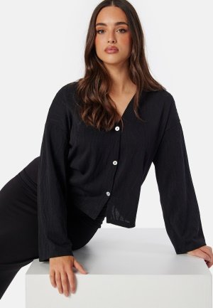 VERO MODA Vmellie Ls Cardigan Jrs Black S VERO MODA Vmellie Ls Cardigan Jrs Black S