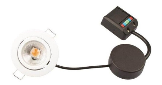 Scan Products Claudia 230v dimmable flicker free 4.5w 3000k cri95 305lm ip