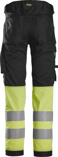 Snickers Workwear 6334 Arbeidsbukse svart/Hi-Vis gul Svart/Hi-Vis Gul, Klær