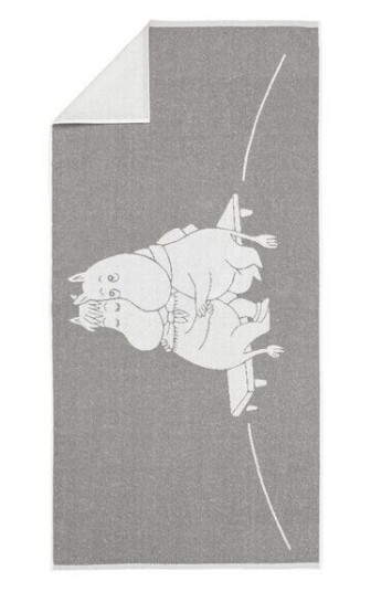 MoominArabia Mummi badehåndkle 70x140 cm bål grå