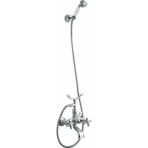 Lavabo Retro Badekarbatteri Med hånddusj, Krom
