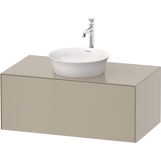 Duravit White Tulip Servantskap 1 skuff 100x55x40,8 cm Taupe Matt