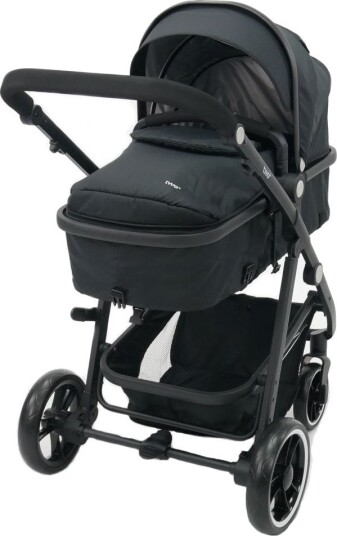 Asalvo Convertible Two+ 3-I-1 Bilstol/Barnevogn - 22 kg - Svart