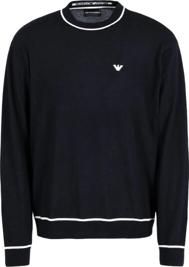 Emporio Armani Herre Strikkevarer Svart M,