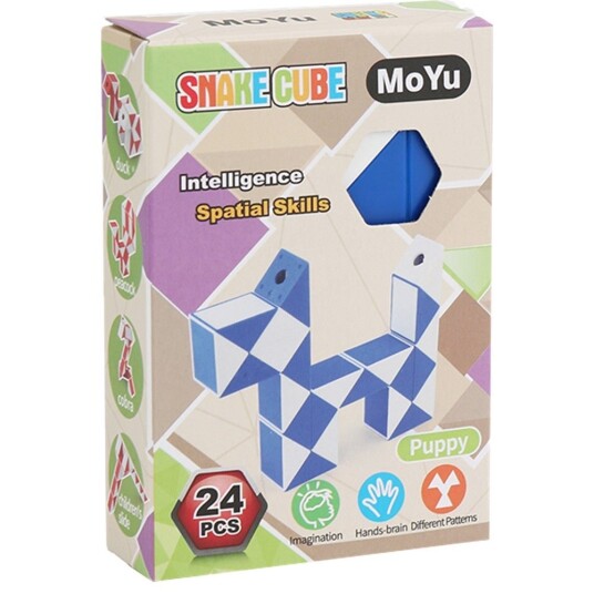Moyu Snake 24 Slange-Puslespill for Barn – Kreativ Lek for Hele Familien Moyu Snake 24 Slange-Puslespill for Barn – Kreativ Lek for Hele Familien