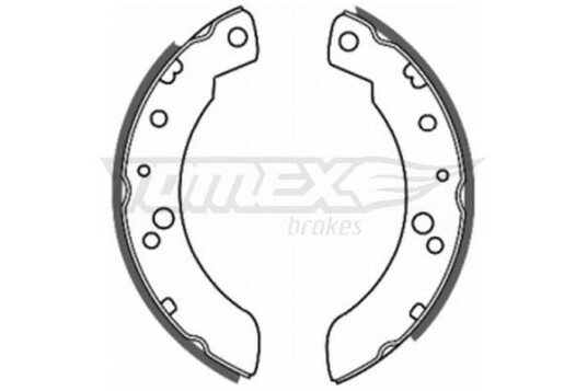 Bremsesko sett TOMEX Brakes TX 20 33 Bremsesko sett TOMEX Brakes TX 20 33
