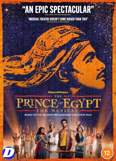 The Prince of Egypt: The Musical DVD