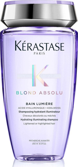 Kérastase Blond Absolu Bain Lumière Fuktgivende Sjampo 250ml for Slitt Hår