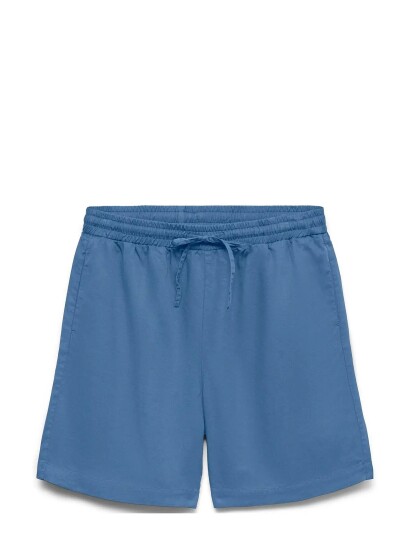 Vero Moda Vmbree Hr Loose Bermuda Tencel Shorts   Blue   XS