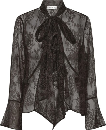 Ida Sjöstedt Allyson Blouse DARK BROWN 34