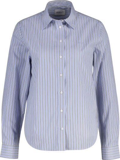 Gant Reg Classic Poplin Striped Shirt MISTY LAVENDER 38