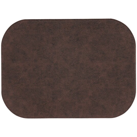 VEGA Bordbrikke Shana 4 runde hjørner; 32.5x44 cm BxL ; Brun/Gråbrun; Rektangulær; 6 Stykk / Forpakning
