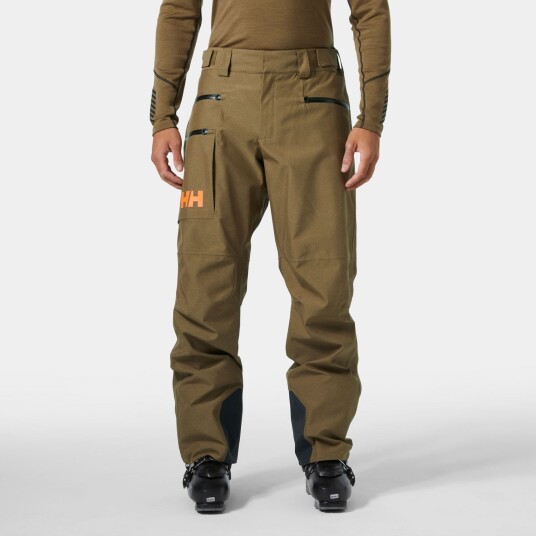 Helly Hansen Herre Garibaldi 2.0 Klassisk Freeride Skibukser Brun L