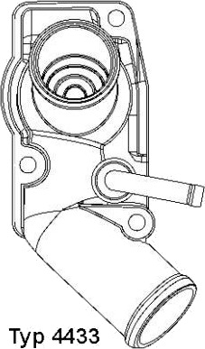 Termostat WAHLER 4433.92D