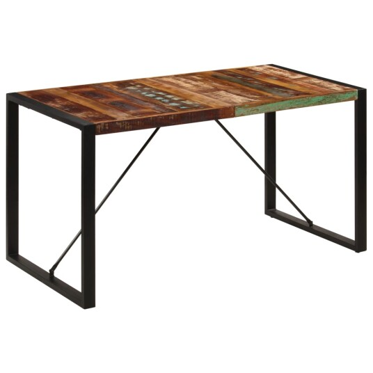  Spisebord 140x70x75 cm gjenvunnet heltre 8719883551098