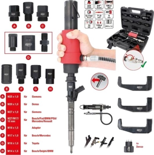 KS TOOLS 152.1130 Demonteringsverktøysett, Common-Rail-injektor