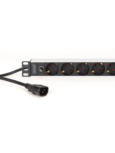 Digitus PDU Grenuttak 9 porter 1U Digitus PDU Grenuttak 9 porter 1U