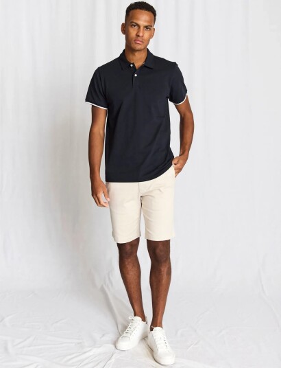 Bruun & Stengade Bs Delos Regular Fit Polo Shirt Black XL