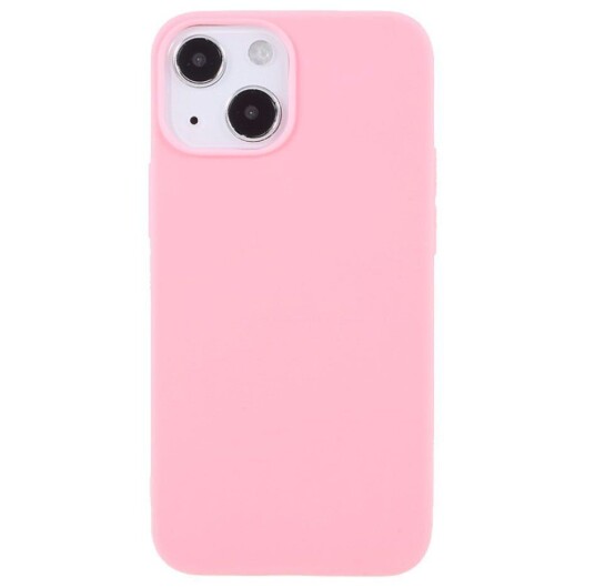INCOVER iPhone 13 Mini Fleksibelt Plast Bakdeksel - Rosa