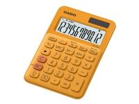 Casio MS-20UC - Skrivebordskalkulator - 12 sifre - solpanel, batteri - oransje
