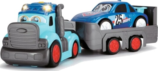 Dickie Toys ABC Lastebil og bil med lyd og lys
