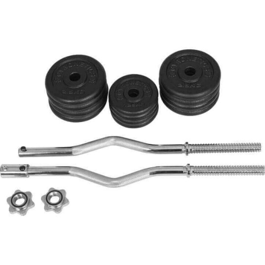 Gyronetics Curlstangspakke E-Series - 30 kg, Vektstangsett jern