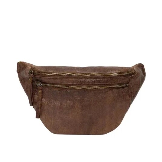 Re:Designed by Dixie Faust Urban bumbag i skinn Woodsmoke Re:Designed by Dixie Faust Urban bumbag i skinn Woodsmoke