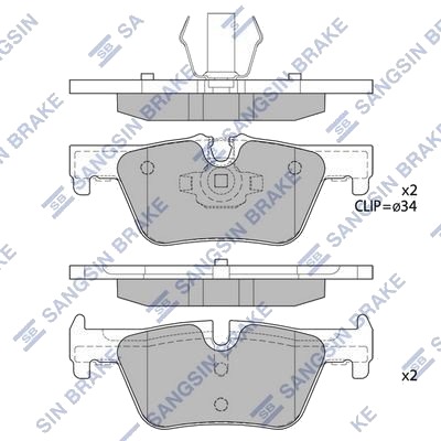 Hi Q SP1953 Bremseklosser