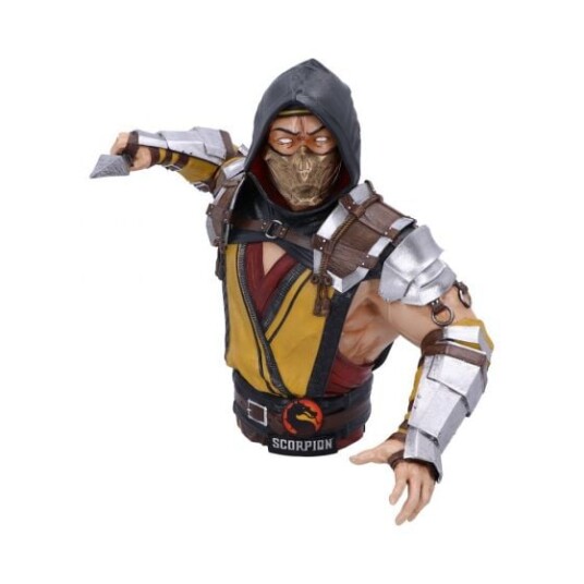 Nemesis Now Mortal Kombat Scorpion Bust 29,5 cm Detaljert Figur