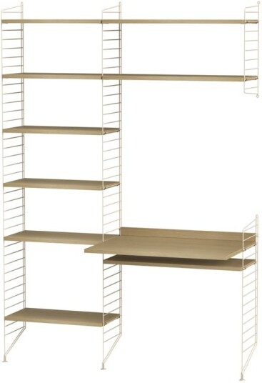 String kontor eik & beige Kombinasjon G