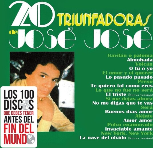Jose Jose 20 Triunfadoras CD