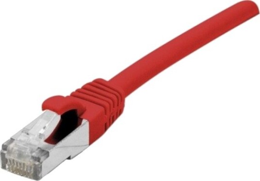 Patchkabel S/Ftp (Piimf) Cat 6A (Eia/Tia) Rød 20,0 M Patchkabel Med Spesielt Smal Knekkbeskyttelse (858476)
