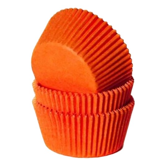 CakeSupplies Muffinsformer Oransje - 50-pakning