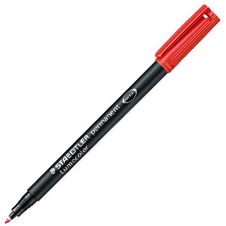 Staedtler Lumocolor permanent Medium Red