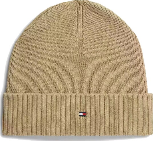 Tommy Hilfiger Th Flag Pima Cotton Beanie SAFARI CANVAS MELANGE One Size Tommy Hilfiger Th Flag Pima Cotton Beanie SAFARI CANVAS MELANGE One Size