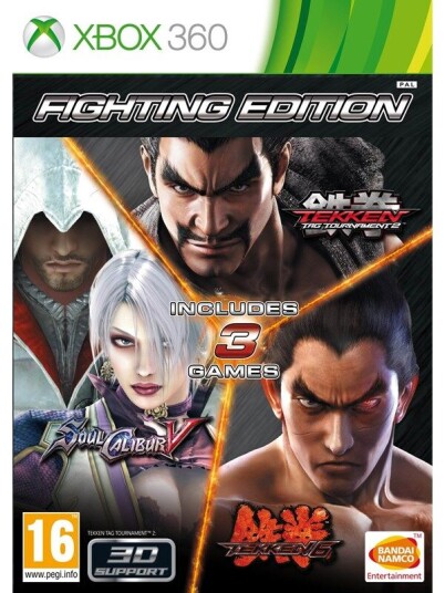 Fighting Edition: Tekken Tag 2 Tekken 6 & Soulcalibur V  (Xbox 360)