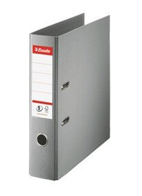 Esselte Brevordner NO1 A4, 75mm, grå 10 stk