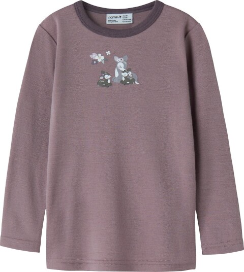 Name It Willit Wool Long Sleeve Top Rosa 98 Name It Willit Wool Long Sleeve Top Rosa 98