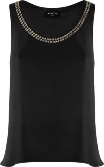 Nenette Dame Topper Svart L,
