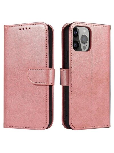 Hurtel Magnet Case for Samsung Galaxy S23+ Flip Cover Wallet Stand Pink