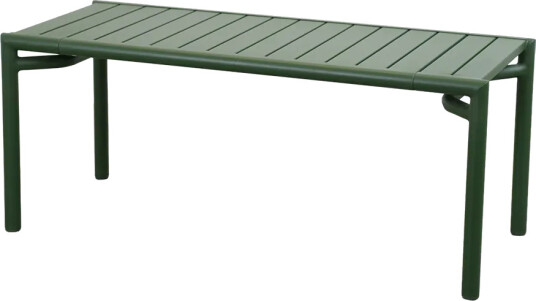 Cane line Bliss salongbord/benk Dark green aluminium