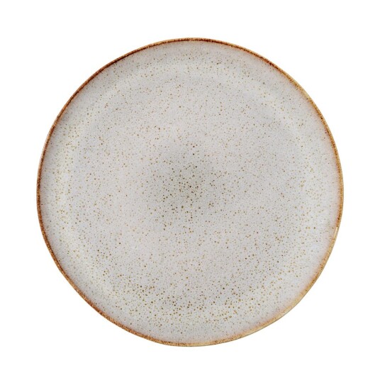 Bloomingville Sandrine tallerken Ø 28,5 cm lysegrå