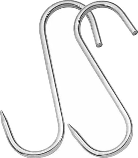 Sanelli Slakte- Og Kjøttkroker - 2pk - 80 X 4 Mm Sanelli Slakte- Og Kjøttkroker - 2pk - 80 X 4 Mm