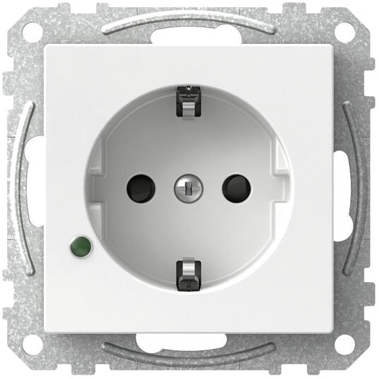 Schneider Electric Exxact WDE002329 med LED-indikasjon jordet 1-veis