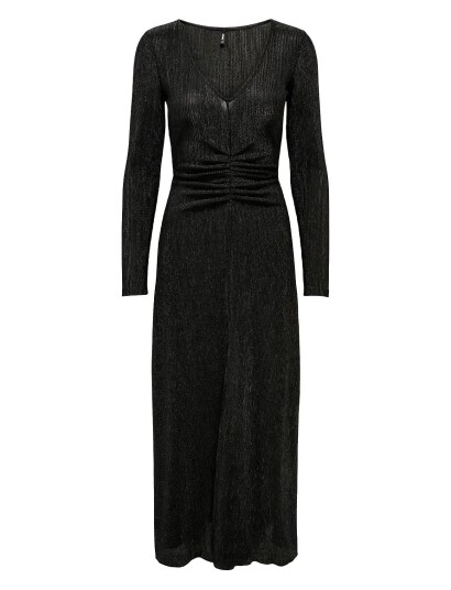 ONLY | Onlace L/S V Neck Shine Dress Jrs | S ONLY | Onlace L/S V Neck Shine Dress Jrs | S