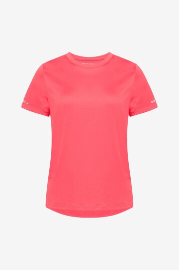 Röhnisch Treningstopp Team Logo Tee Rosa